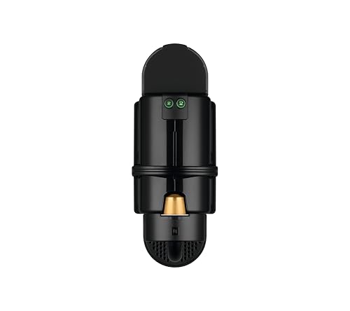 Flowexa Inissia Machine à Café à Capsules – Noire, 19 Bars, Compact, Ensemble de Bienvenue Inclus