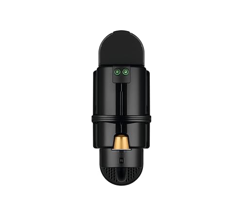 Flowexa Inissia Machine à Café à Capsules – Noire, 19 Bars, Compact, Ensemble de Bienvenue Inclus