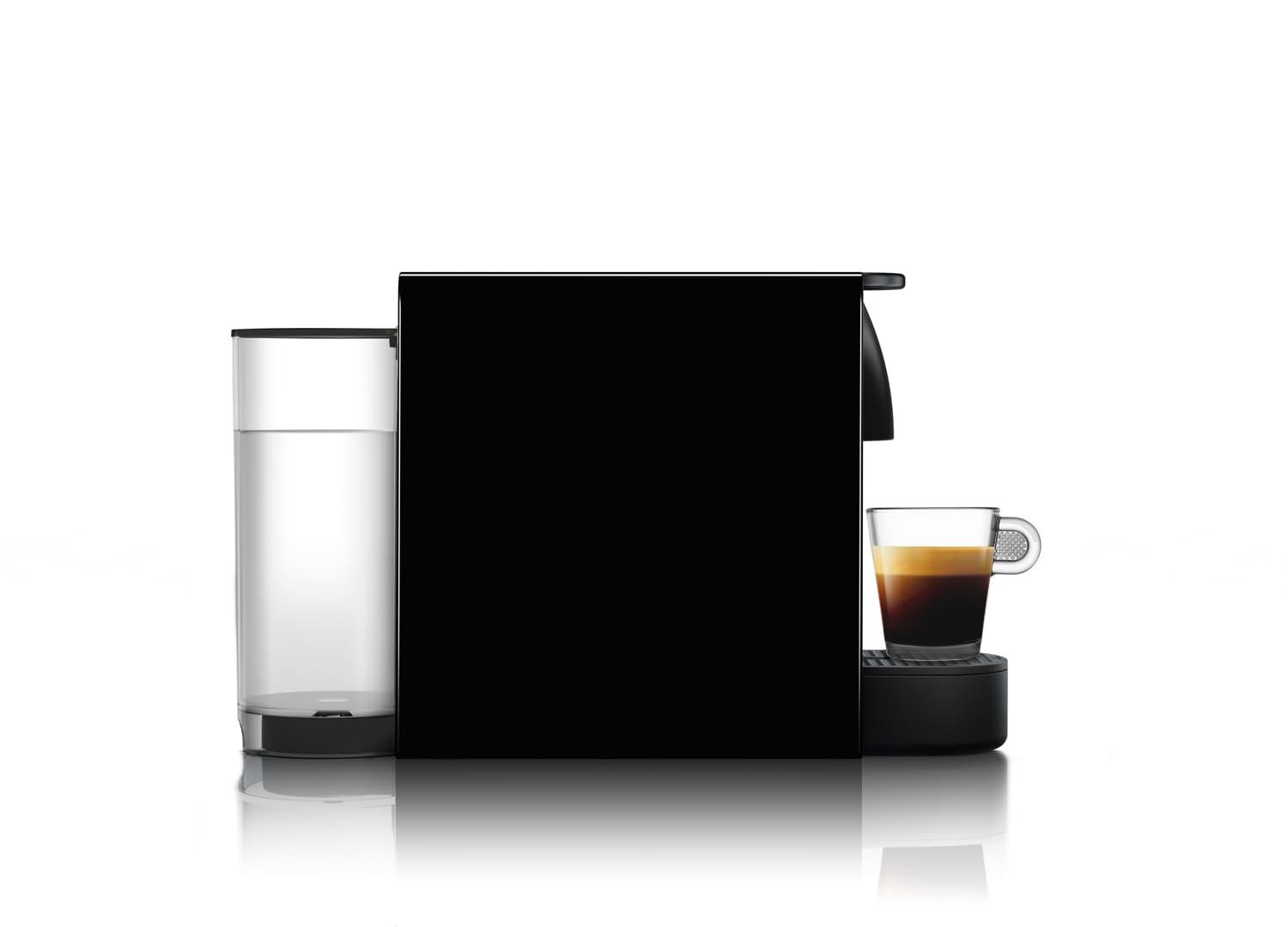 Flowexa Essenza Mini Noire Machine à Café à Capsules – Compacte, Espresso Parfait, 19 Bars