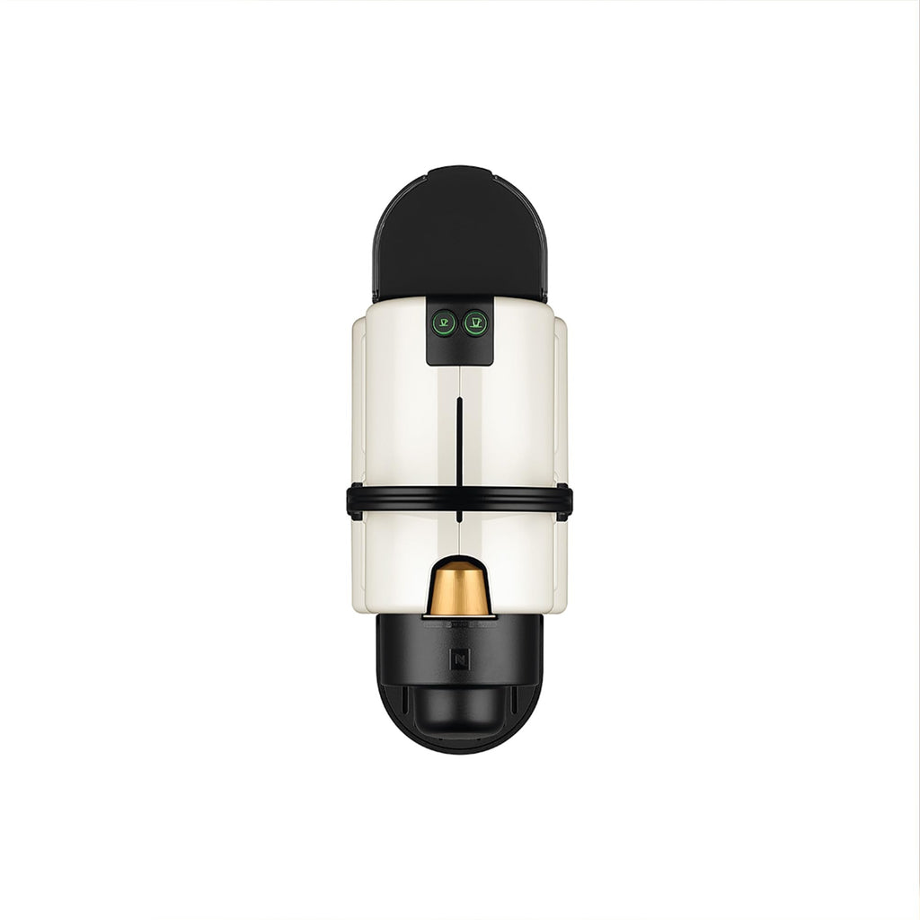Flowexa Inissia Blanche Cafetière Espresso à Capsules – 19 Bars, Préchauffage Rapide