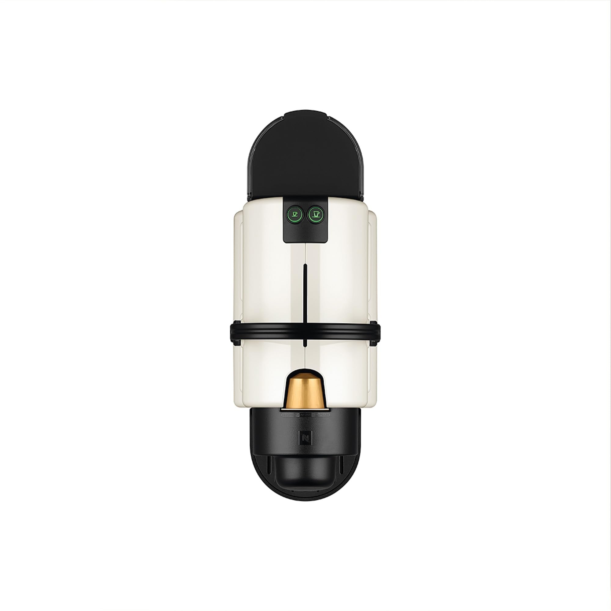 Flowexa Inissia Blanche Cafetière Espresso à Capsules – 19 Bars, Préchauffage Rapide