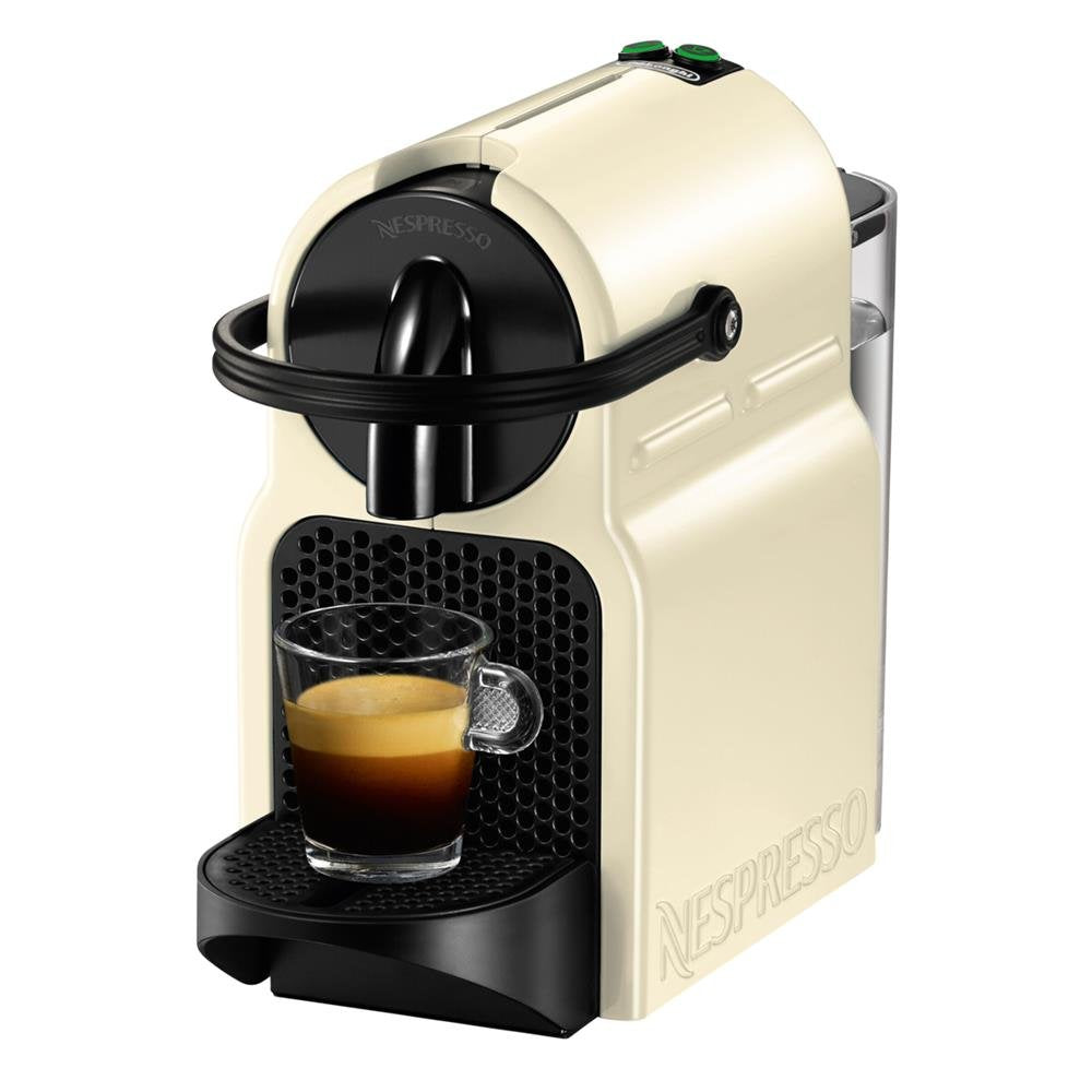 Flowexa Inissia Machine à Café à Capsules – Crème Vanille, 19 Bars, 1260W, Design Compact