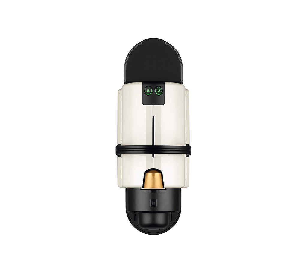 Flowexa Inissia Blanche Cafetière Espresso – 19 Bars, Compact, 2 Boutons, Arrêt Automatique