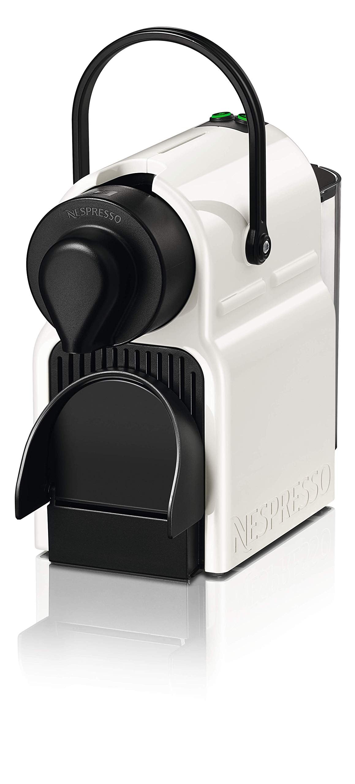 Flowexa Inissia Blanche Cafetière Espresso – 19 Bars, Compact, 2 Boutons, Arrêt Automatique
