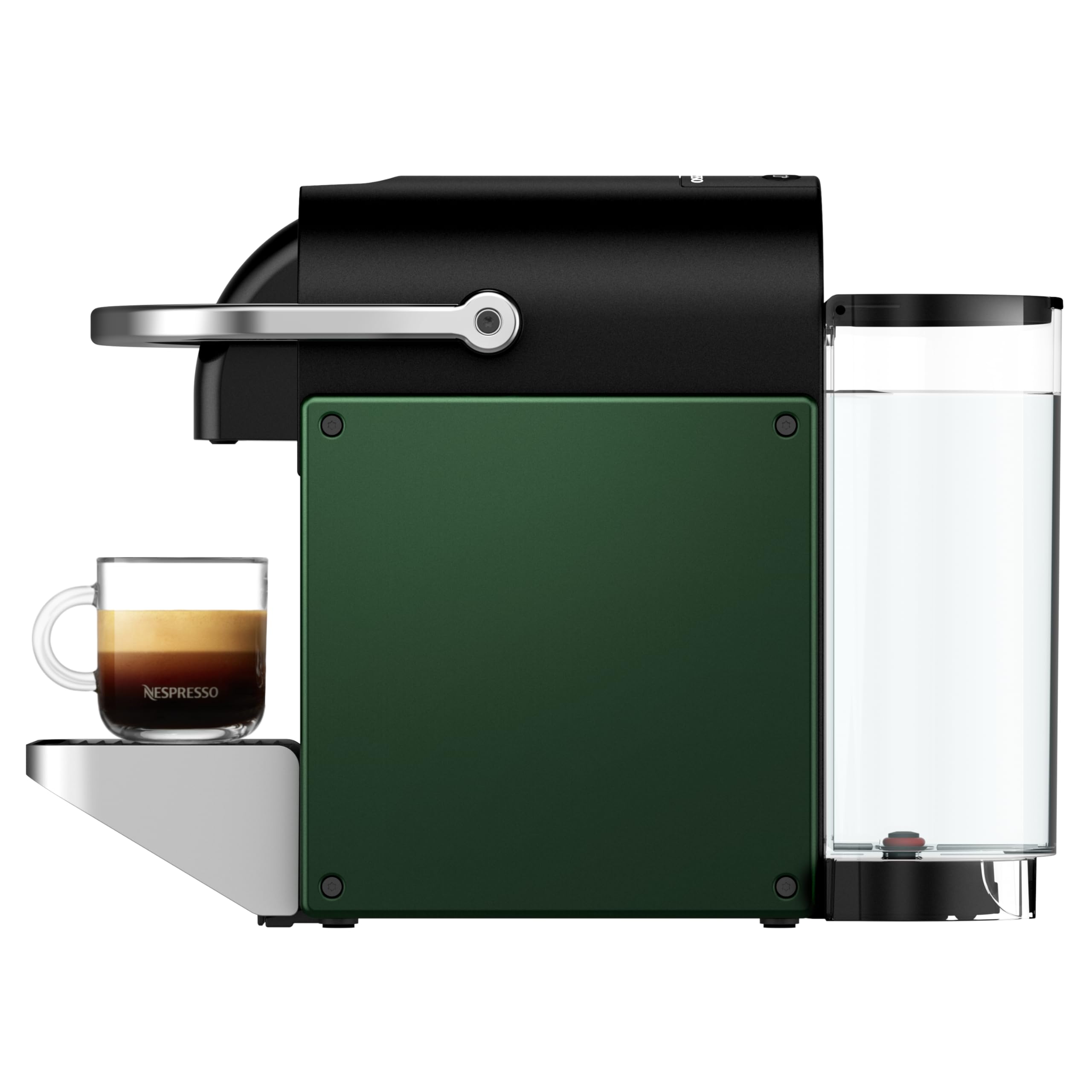 Flowexa Pixie Vert Foncé Machine à Café à Capsules – Compacte, Design Unique, 2 Tailles